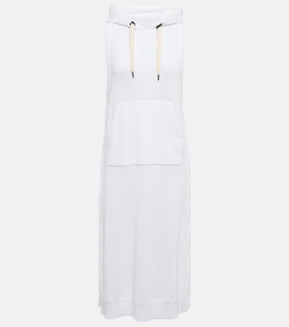 Hooded midi dress