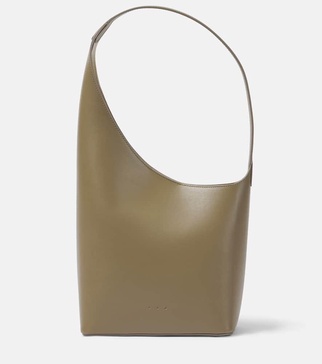 Demi Lune Small leather tote bag