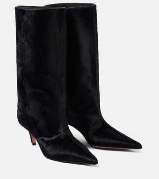 Fiona 60 calf hair knee-high boots