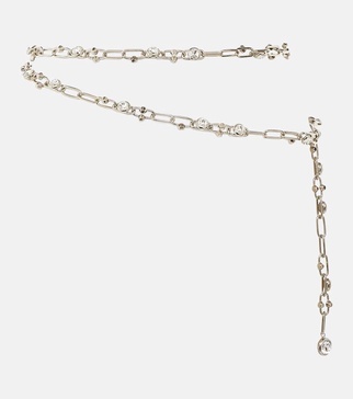 Embellished chain belt