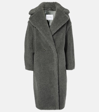 Teddy Bear Icon wool and silk-blend teddy coat