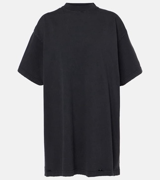 Oversized cotton jersey T-shirt