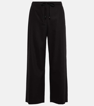 Floria virgin wool wide-leg pants