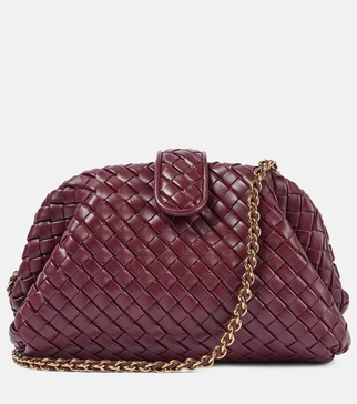 Lauren 1980 Small Intrecciato leather clutch