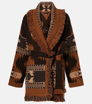 Icon Jacquard cashmere cardigan