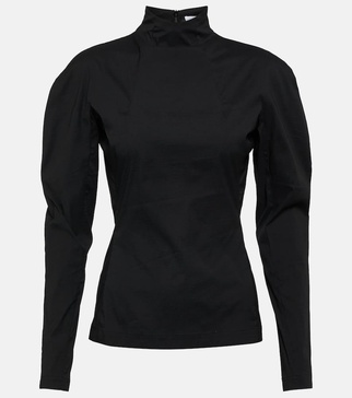 High-neck top