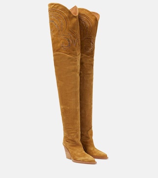 Holly Dakota suede over-the-knee boots