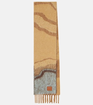 Wool-blend scarf