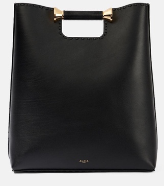 Bobine leather tote bag