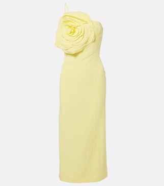 Floral embroidered midi dress