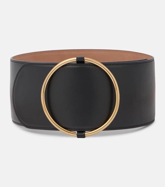 Ring leather belt