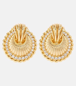Shell embellished earrings