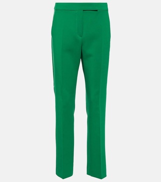 Fuoco cropped wool-blend pants