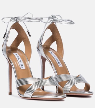 Ari 105 metallic leather sandals