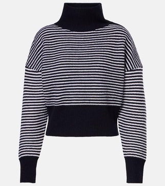 Bessica wool and cashmere turtleneck sweater