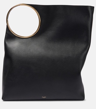 Ring XL leather tote bag