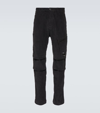 Corduroy straight pants
