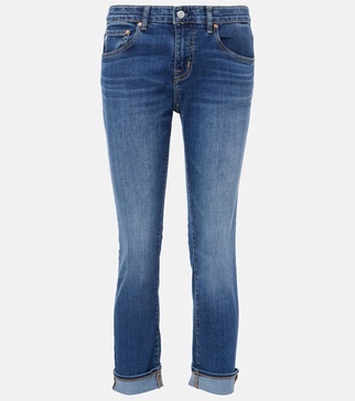 Ex Boyfriend cropped skinny jeans