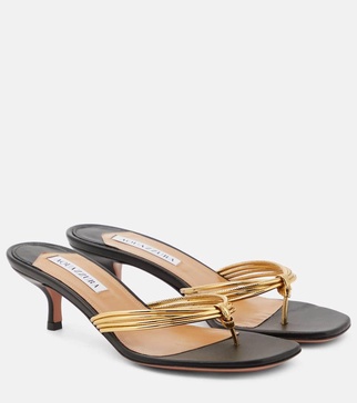 Essential 50 metallic mules