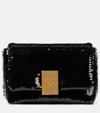 1945 Soft sequined shoulder bag