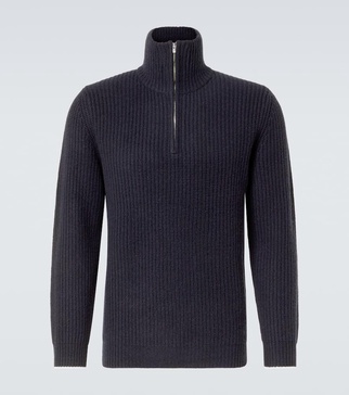 Mr Millie cashmere half-zip sweater