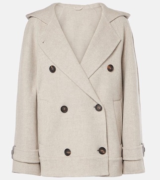 Wool and cashmere jacket