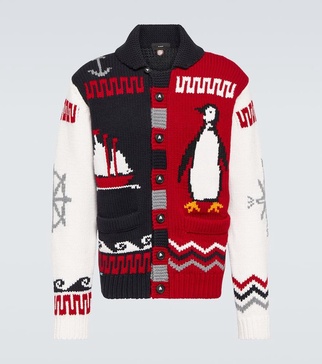 Nautical virgin wool jacket