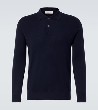 Swansea cashmere polo sweater