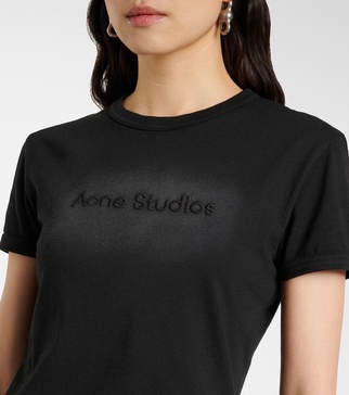 Layered logo cotton jersey T-shirt