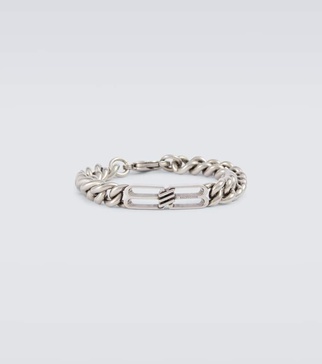 Bb Icon Gourmette Bracelet in Antique Silver