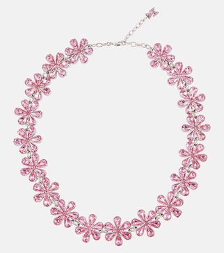 Crystal-embellished choker
