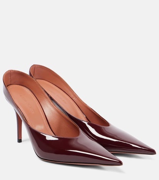 Anok 90 patent leather mules