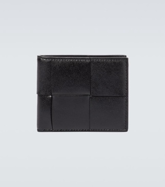 Cassette leather wallet