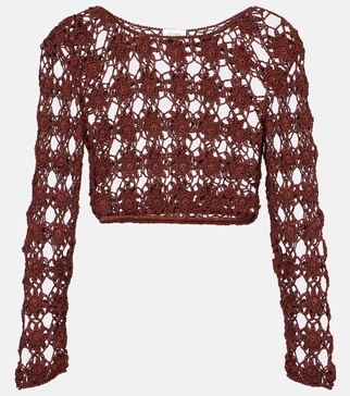 Bella crochet cotton crop top