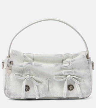 Multipocket Micro leather tote bag