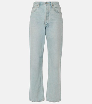 90's mid-rise straight jeans
