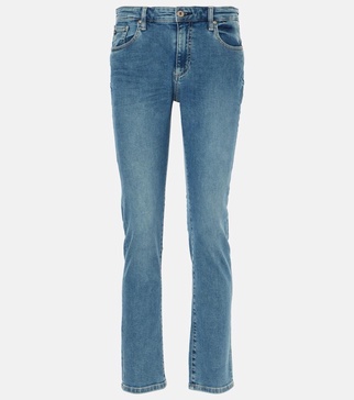 High-rise skinny jeans