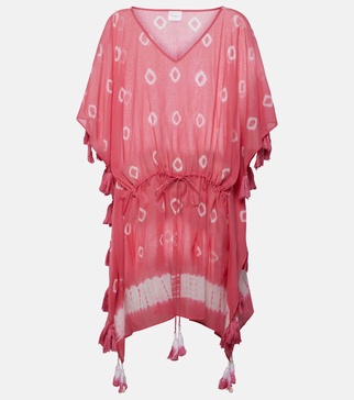Sand Dollar tie-dye cotton kaftan