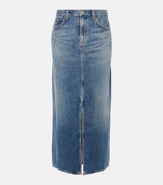 Leif denim maxi skirt