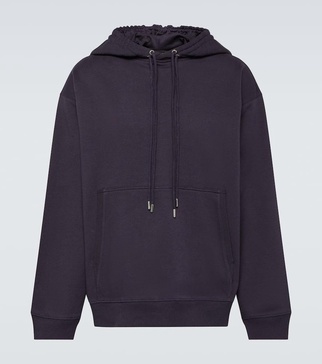 Cotton jersey hoodie