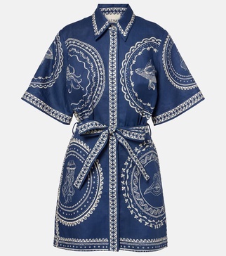 Oceane linen minidress