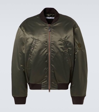 Logogram bomber jacket