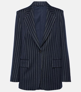 Aceri pinstripe jersey blazer