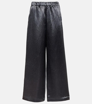 Acanto satin wide-leg pants
