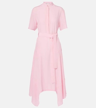 Iconic silk midi dress