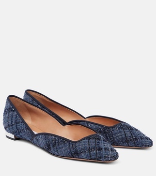 Maia tweed ballet flats