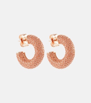 Cameron embellished hoop earrings