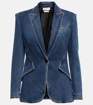 Denim blazer