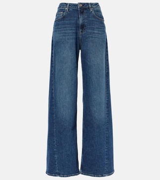 High-rise wide-leg jeans