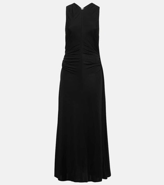 Knot jersey maxi dress